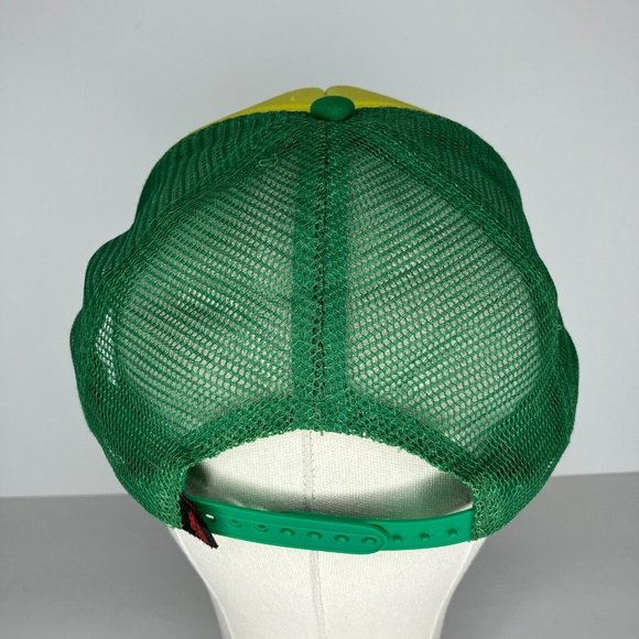 Stranger Things Camp Know Where Green Yellow Adjustable Hat - Picture 3 of 7